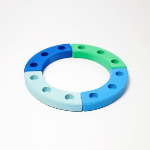 Grimm’s Birthday Ring 12 hole ~ Blue/Green