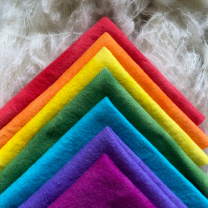 7 piece bundle ~ Spring Rainbow colours ~ various sizes