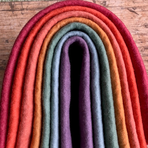 7 piece bundle ~ Down to Earth Rainbow ~ various sizes
