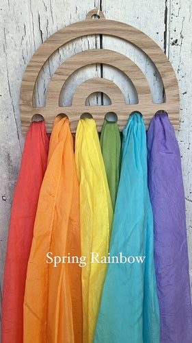 Rainbow OR Star Display ~ With or without hand dyed play silks