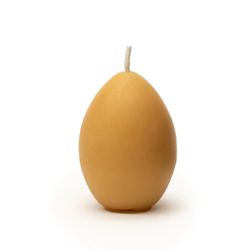 Beeswax Egg Candle 4.5x6.5cm