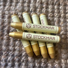 Load image into Gallery viewer, Gold, Silver or White Stockmar Stick Wax Crayons