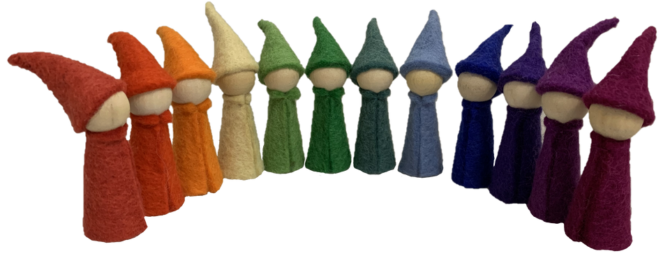Goethe Gnomes ~ 12 piece (rainbow pack)