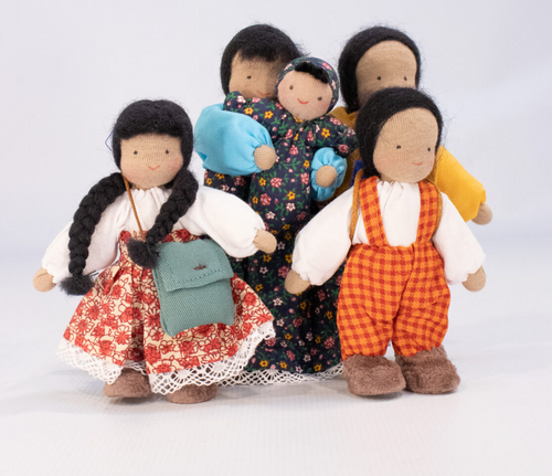 Evi Doll Family with Olive Skin