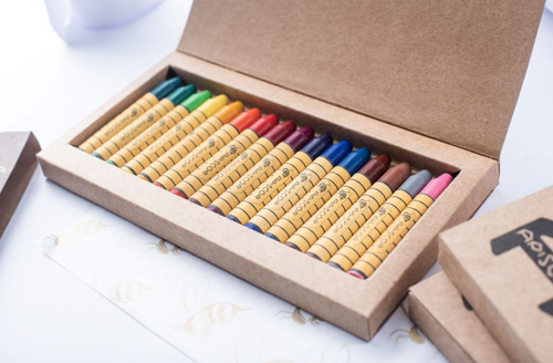 Apiscor Stick Crayons 16 in a Cardboard Box