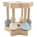 Load image into Gallery viewer, Rattle Star Natural Blue ~ Hess-Spielzeug
