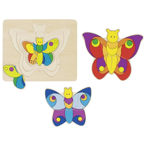 Butterfly Puzzle ~ 4 layer wooden puzzle