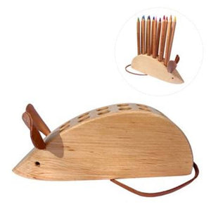 Wooden Mouse Pencil Holder  for 12 super ferby's