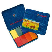 Load image into Gallery viewer, stockmar wax crayons ~ 8 blocks or 8 sticks in tin (no black)