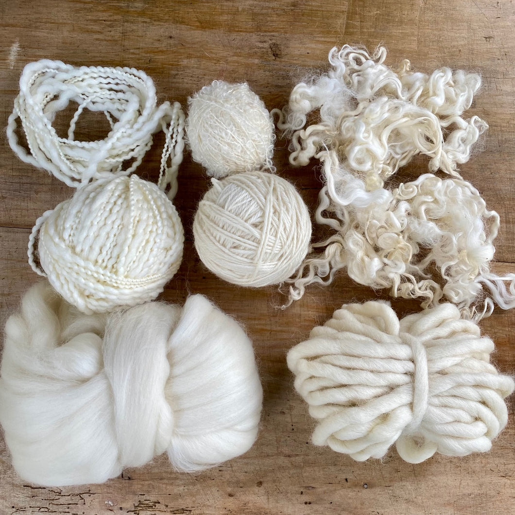 Weaving Kit ~ natural creams