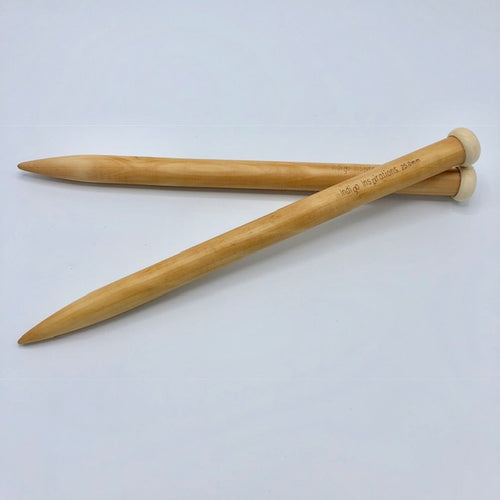 25mm bamboo knitting needles