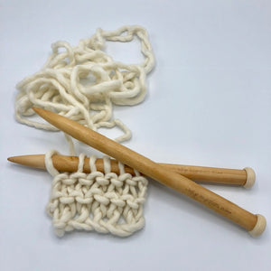 25mm bamboo knitting needles