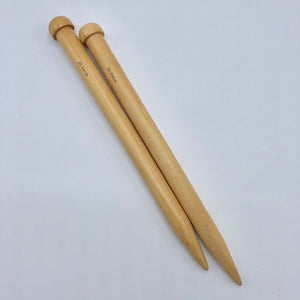 20mm bamboo knitting needles