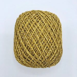 Gold/Silver 4ply crochet craft thread