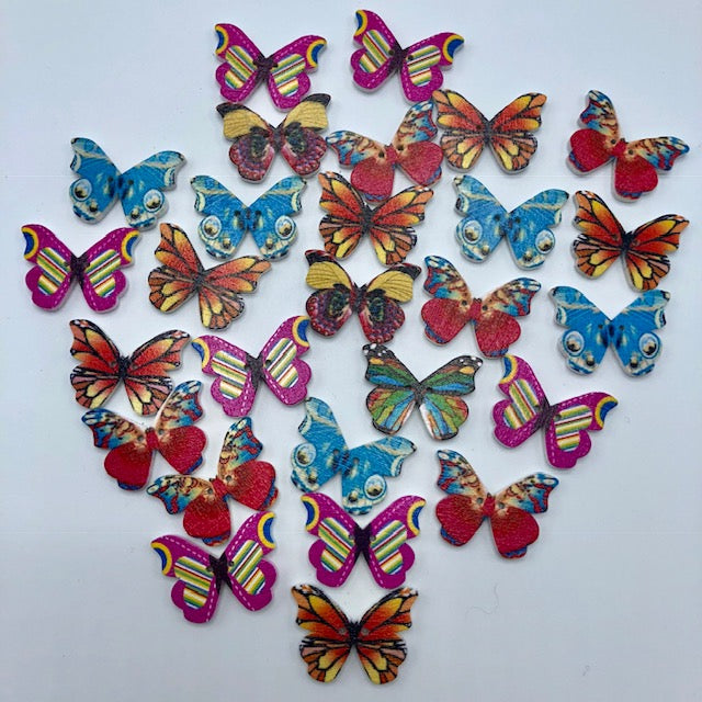 Butterfly Buttons ~ 10 pack