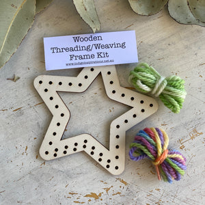 Star Wooden Threading/Weaving Frames