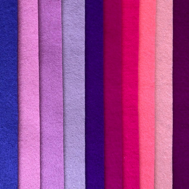 pinks + purples 10 pack