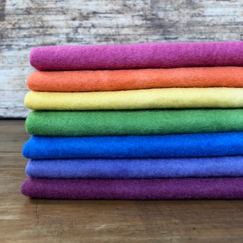 Plant-Dyed Wool Felt Sheets (Pastel) - Woodlark Shop