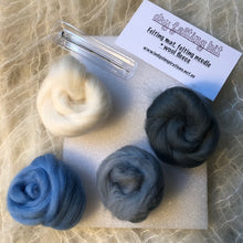 Load image into Gallery viewer, Needle Felting Kit ~ choose your colour palette