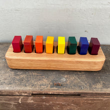 Load image into Gallery viewer, 8 Block Crayon Holder (crayons not included)