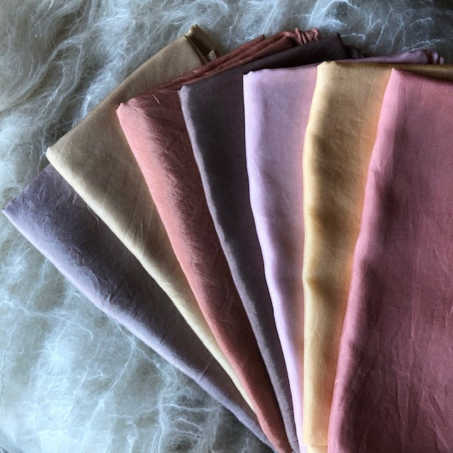 Earthy Autumn Tones ~ Silk Playcloths (single colours or 7 piece pack)