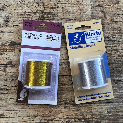 Gold + Silver Metallic Thread