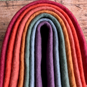 7 piece bundle ~ Down to Earth Rainbow ~ various sizes