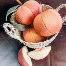 Load image into Gallery viewer, peachy tones ~ hand dyed wool felt