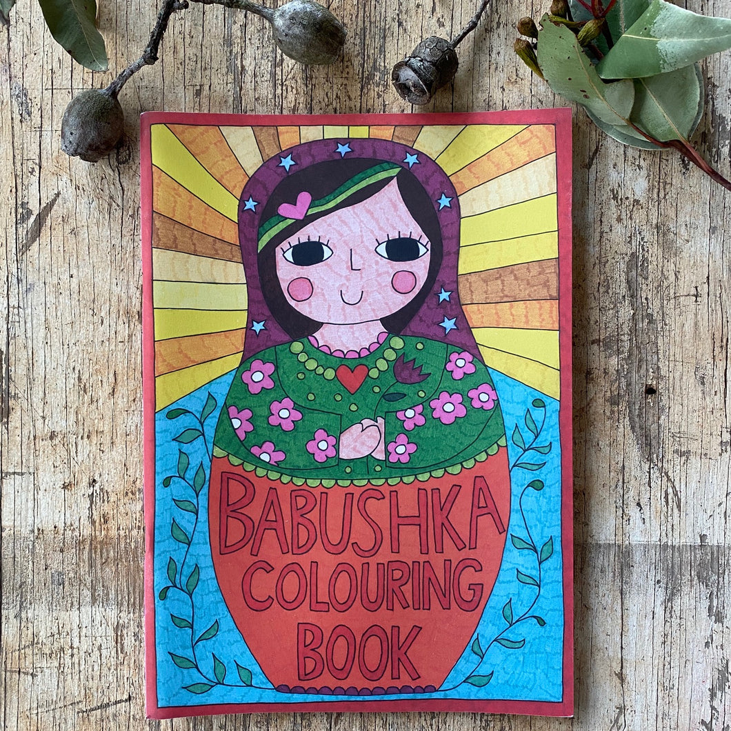Babushka Colouring Book