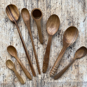 wooden spoon set / 8 pieces