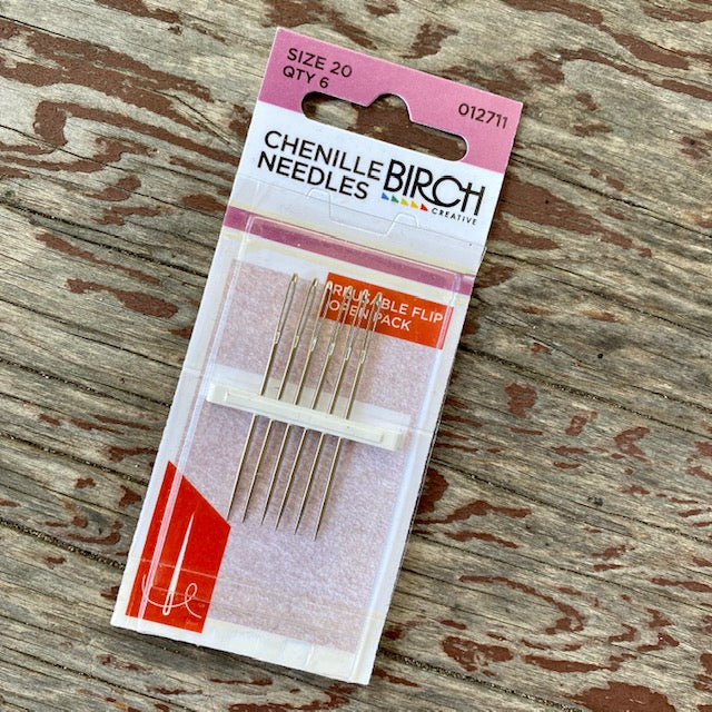 Chenille no. 20 sewing needles