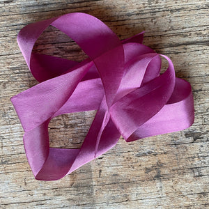 hand dyed silk ribbon ~ various colours + widths