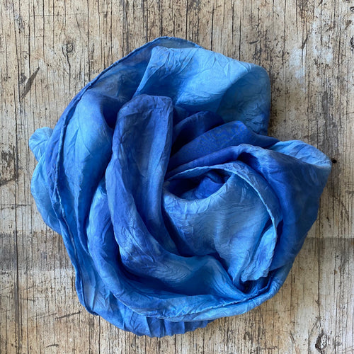Oceans (Blue/blue) ~ silk playcloth