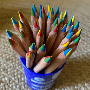 Lyra Colour Giants 4-Colour Rainbow pencils