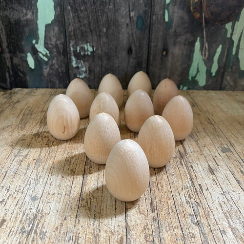 Wooden Egg ~ 4cm