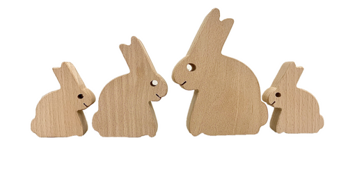 Bunny Family ~ wooden 4 piece