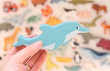 Load image into Gallery viewer, Dolphin Wooden Animal
