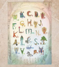 Load image into Gallery viewer, Alphabet Poster ~ Waldorf Family