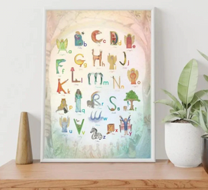 Alphabet Poster ~ Waldorf Family