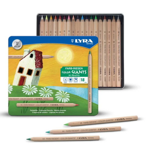 LYRA Colour Giants Pencil Set 18 in a Tin
