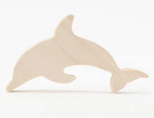 Load image into Gallery viewer, Kids at Work Wood Figure Dolphin