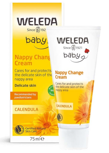 WELEDA Calendula Nappy Change Cream 75ml ~ Gentle protection from soreness on delicate skin