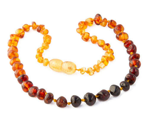 Children's Amber Necklace and/or Bracelet ~ Rainbow Baroque