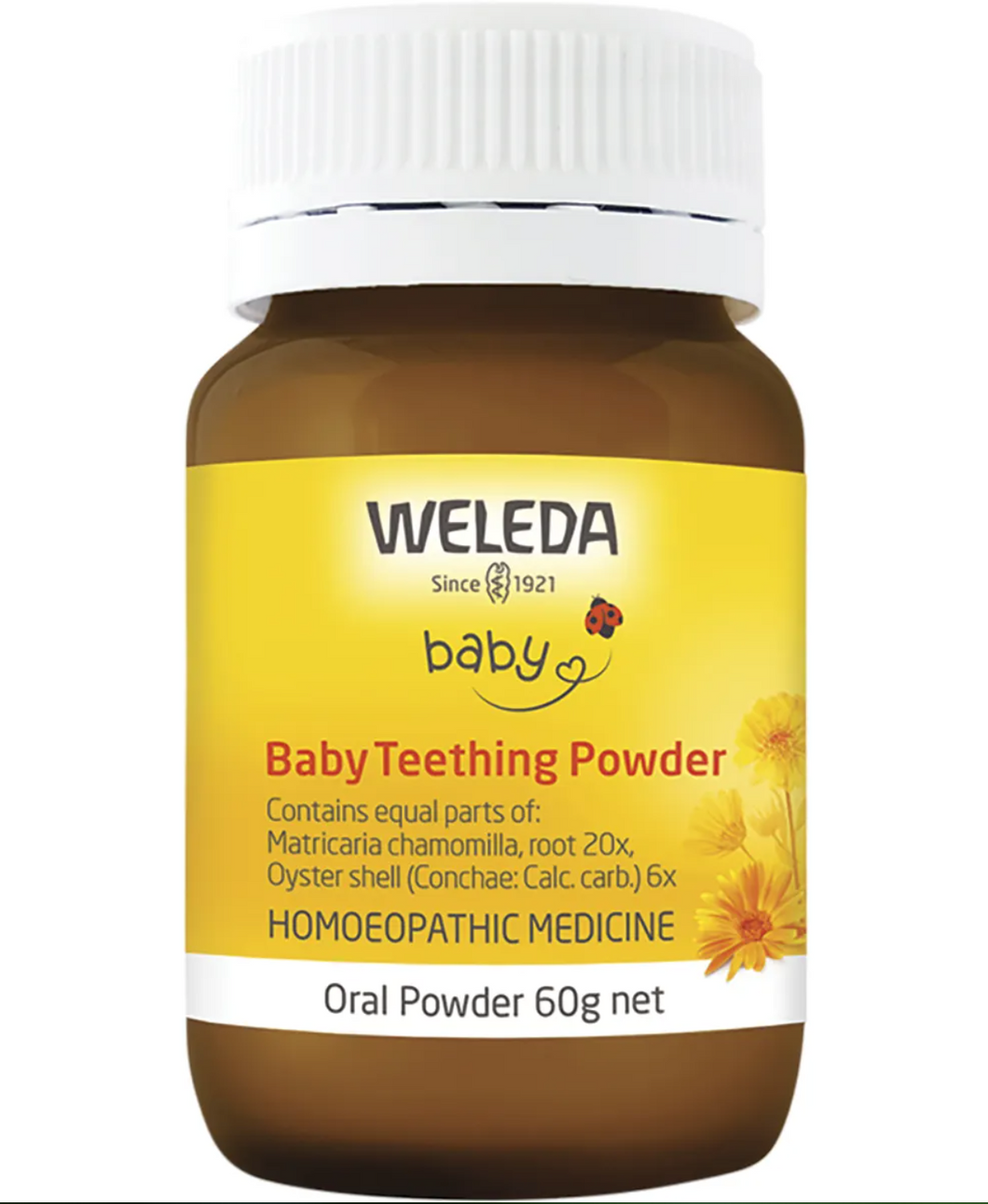 WELEDA Baby Teething Powder, Oral Powder, 60g