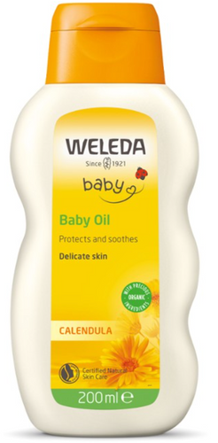 WELEDA Calendula Baby Oil ~ Baby-gentle body oil for rubs and massages
