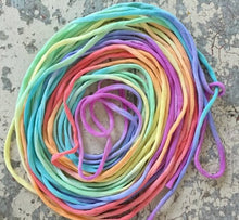 Load image into Gallery viewer, Hand Painted Rainbow Silk Cord